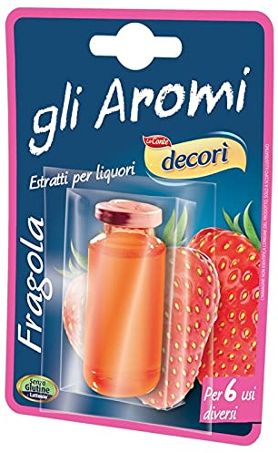 Decorì Fresa Extracto para licores. Caja de 12 unidades