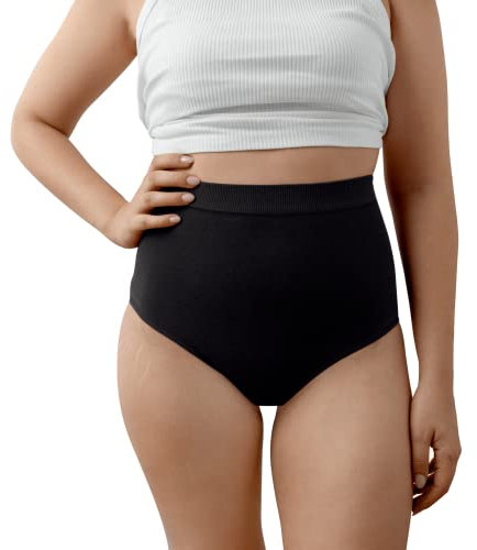 MyClarella Wochenbett-Unterwäsche - The Support Panty – Extra weicher, atmungsaktiver Wochenbett-Slip mit hoher Taille aus 60% Baumwolle für einen bequemen Halt im Wochenbett (Größe S)