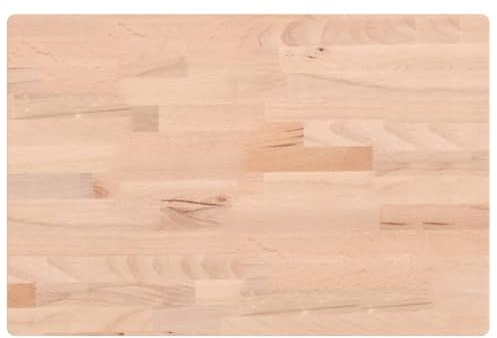 vidaXL Encimera de baño Madera Maciza de Haya 60x40x2,5 cm