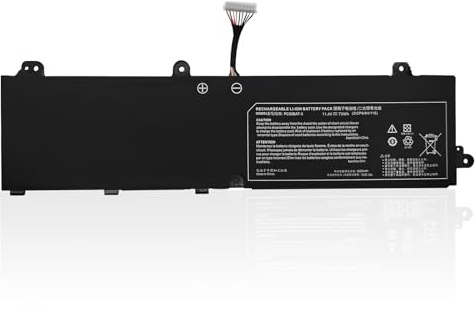 GDDGFVKV 11.4V 73Wh PC50BAT-3 3ICP6/64/115 Laptop Battery Compatible with SYSTEM76 ORYX PRO 6 PC50S PC50DN2 Key 15 Gaming