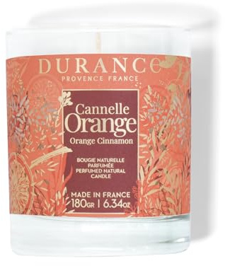 Durance Kerze 180 g Orange Zimt Weihnachten 2024