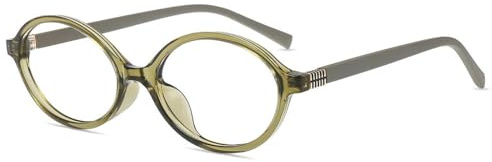 Firmoo Blaulichtfilter Brille Damen Ovale Retro-Brille ohne Sehstärke | TR90 gegen Kopfschmerzen Müdigkeit, Blaulicht & UV Schutz für Bildschirme
