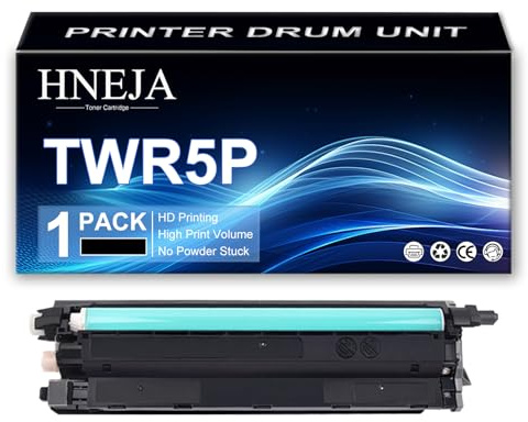 HNEJA TWR5P Trommeleinheit Ersatz, Kompatible 331-8434 Bildeinheit für Dell C2660dn C2665dnf C3760n C3760dn C3765dnf S3840cdn S3845cdn Drucker,Black-1 Pack