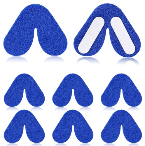 8 Pcs Nasenpolster für CPAP-Maske, CPAP Zubehör, Komfort-Nasenkissen für CPAP Maskeneinlagen, Wiederverwendbar Waschbar Nasen Polster, Komfortables, Reduziert Druck, Hautreizungen