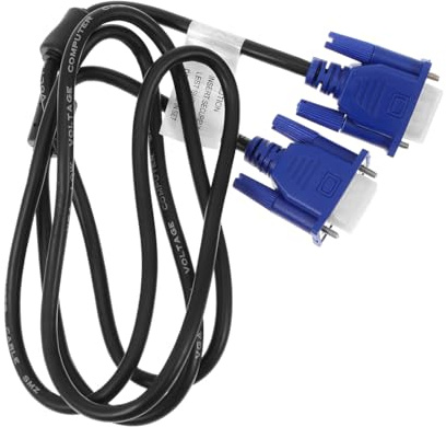 MOLUCKFU 2 pezzi Cavo Vga da Metri per Laptop Monitor e Proiettore Trasmissione Dati Alta Definizione Compatibile con Dispositivi Vga Standard