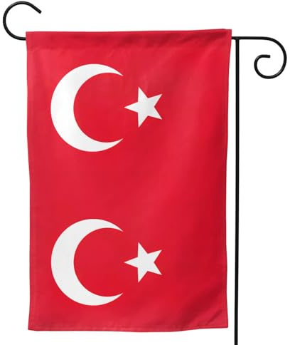 Bandiera della Turchia bandiere da giardino stagionali per esterni, resistente su entrambi i lati, decorazione per le vacanze