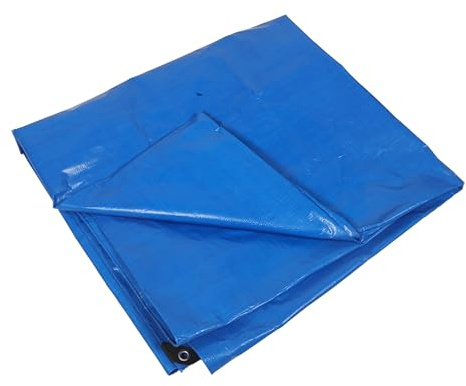 BESPORTBLE Bâche imperméable avec œillets métalliques - Protection solaire et pluie pour jardin et terrasse - Abri pour bois de chauffage et camping - 4 x 3 m / 13 x 9,9 pi