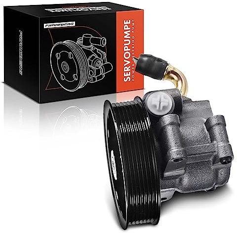 Frankberg Power Steering Pump Steering System Hydraulic Pump with pulleys Compatible with Transit FD FB FS FZ FC FA FM FN 2.4L 2006-2011 Replace# 1569693