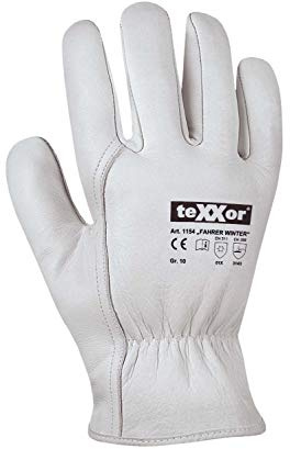 texxor (12 Paar) Handschuhe Winterhandschuhe FAHRER 12 x natur XXL/11
