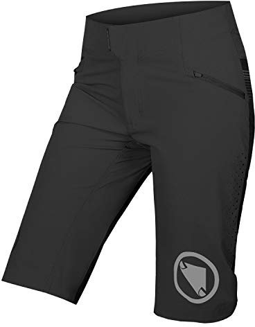 Endura SingleTrack Lite Mountainbike-Radhose für Damen, Kurze Innennaht, Größe XS, Schwarz