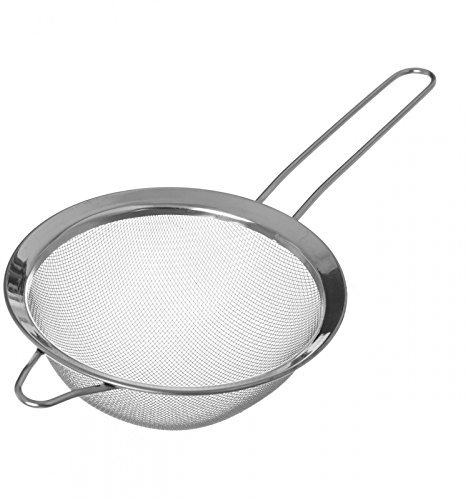 Colador Acero Inoxidable/Colador Cocina/Colador Acero Malla Fina/Juego de Colador Acero Inoxidable Redondo Microperforado 14cm