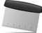 Pasta Scraper, Pastry Cutter with Handle and Measuring Scale, Counter Scraper with Food Grade Stainless Steel Blade, Great as Pasta Scraper, 7 Inch, Black