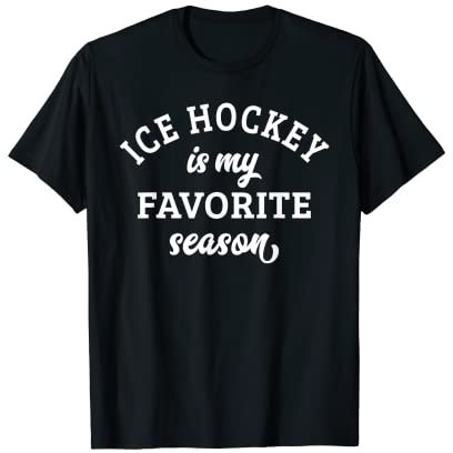 Eishockey ist meine Lieblings-Saison Eishockey-Liebhaber T-Shirt