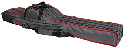 Mikado Rutentasche 3/4 Fächern Rutenfutteral Angeltasche viele Varianten! 140cm-150cm-160cm-170cm (160cm / 3 Fächer / UWD-05-160-3-GY), Grau