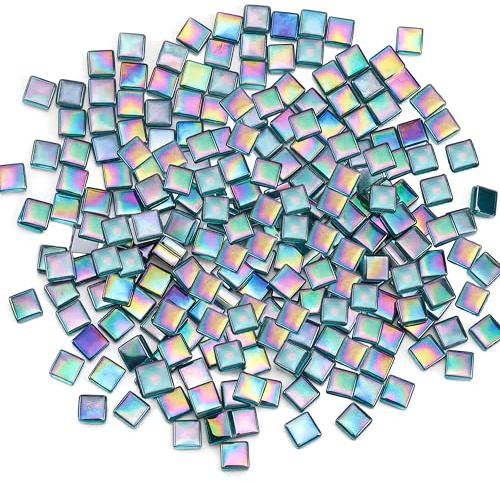 Yatinkim Mosaiksteine zum Basteln 155g Mosaik Steine Bulk Mosaikfliesen