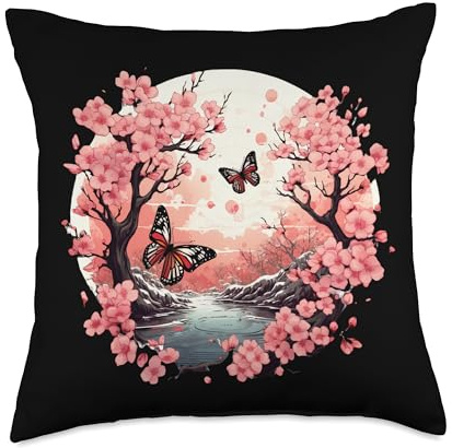Dwarf Tree Mini Tree Japan Bonsai Ficus Gift Bowl Japanese Tree for a Bonsai Gardener Throw Pillow, 18x18, Multicolor