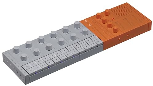 Yamaha SEQTRAK Mobile Music Ideastation, Advanced Sequencer, Onboard Sampling, Built-In Speakers and Microphone, Orange