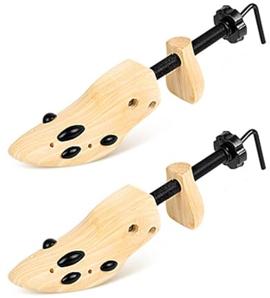 JSHshield Shoe Shoe Stretcher Shoes Shaper, Coppia di Tendiscarpe in Cedro Professionale Premium per Uomo, Allargatore ed Espansore per Scarpe Regolabili per le Donne