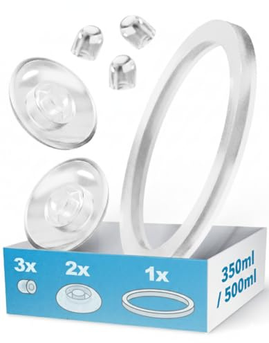 Funkelfuchs® - Ersatzdichtungen passend Trinkflasche 350ml & 500ml