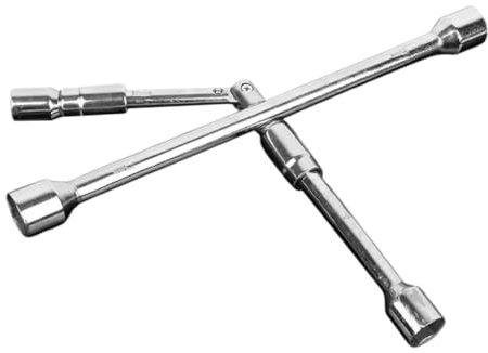 PartyKindom Lug Nut Remover Faltbarer Radmutternschlüssel Für Tragbarer Reifenwechsel-werkzeug Universeller Reifen-schlüssel Langlebiges Stahlmaterial Für Einfache Handhabung Und