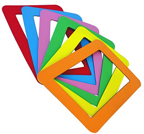 FUNOMOCYA Magnetischer Bilderrahmen 6 Stück Fotorahmen-aufkleber Kühlschrank-fotohalter Magnetische Fotorahmen Für Schöne Fotos Kreativer Fotohalter Für Zuhause