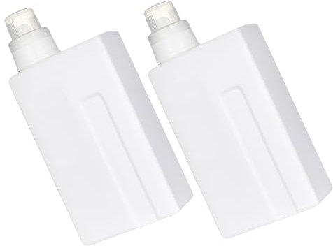 Baluue 2stücke Waschmittel Flasche Leere Waschmittelflasche Nachfüllbare Lotion-subflasche Wäscheflasche Mehrzweck-subflaschen Zum Dosieren Mit Etikettenaufklebern Für Einfache Identifizi