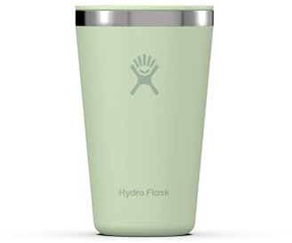 Hydro Flask - Tumbler - Vaso Térmico 473 ml (16 oz) con Tapa a Prueba de Derrames Cerrable - Acero Inoxidable de Doble Pared con Aislamiento al Vacío - Aloe
