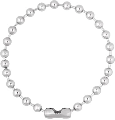 Hanary Beaded Ball Chain Necklace for Women, Grunge Punk Necklace Jewelry for Women