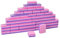 Bloque de Lima Para Uñas, 50 Piezas Mini Bloques Buffer Uñas Taco Pulidor Uñas Doble Cara Grano 100/180 Profesional Lima Pulidora Uñas Lavable para Uñas Gel y Acrílico, Rosa Violeta