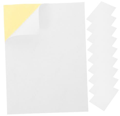 Generisch 150 Stück Namensschilder, Aufkleber, Klebeetiketten, A5, Handschriftliche Drucketiketten, Adressetiketten, Aufkleber, Inventaretiketten, Kleine Adressetiketten
