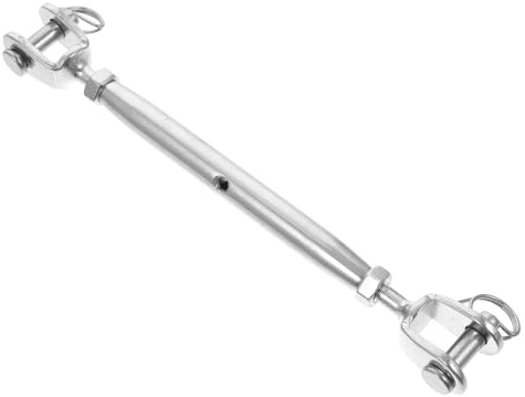 Abaodam Stainless Steel Wire Closed Body Screw Turnbuckle Fastener Rope Tensioner
