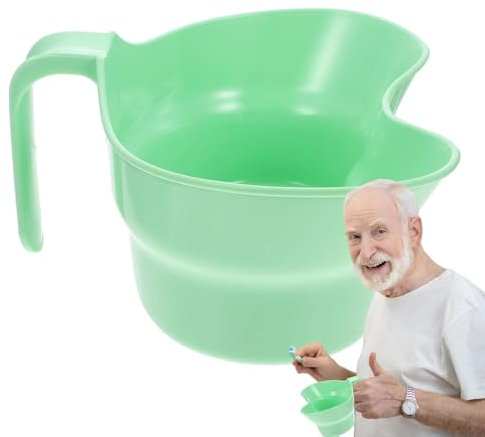 Bed Mouthwash Cups - Orals Care Tooth Brushing Cup, Elderly Care Mouth Rinse Container | Bed Patient Dentaal Hygiene Cup Bedridden Orals Care Rinse Cup Portable Mouth Rinse Container for Home