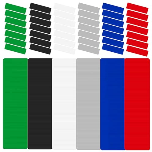 Window Packers Flat Plastic Spacers: 42 Pack 28mm x 100mm Glazing Shims - 1-6mm Assorted Thickness spacers Packers for DIY Home Improvement – Leveling Shims for Floor Door Frame Installation