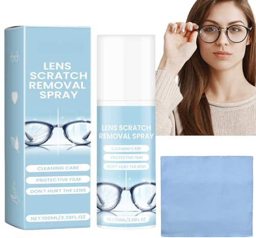 Lens Scratch Remover,Glasses Scratch Remover,Lens Scratch Remover Spray,Sunglass Scratch Remover Spray,Repair Kit for Scratched Glasses,Eye Glass Cleaners Spray,Lens Cleaner,Glasses Scratch Repair