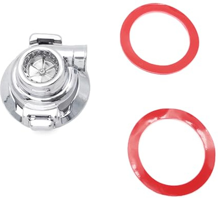 Klaisy Anneaux de protection décoratifs pour moto - Installation facile pour un look élégant - Style intérieur amélioré - Anticorrosion