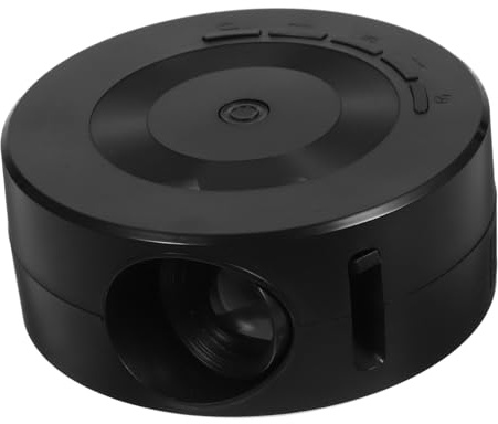 HIAKDOFT Mini Proiettore Portatile con Mirroring Smartphone Speaker Integrato Proiettore per Film e Cartoni Uso Domestico e Scuola