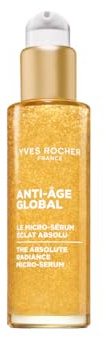 Yves Rocher Anti-Age Global - Micro-Serum - 30 ml | Anti-Aging Gesichtsserum für Ausstrahlung - Gold-Achillea-Technologie - Glättet Falten, verleiht Leuchtkraft