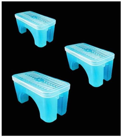 Radiateur à huile en plastique, boîte universelle d'humidification de chauffage à huile, réservoir de grande capacité sans électricité for radiateurs multi-lames 3 pièces(4.5x2.3x3.3in/11.5x5.8x8.5cm)
