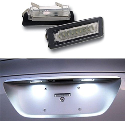 BLUETECH 2x LED Kennzeichenbeleuchtung Kennzeichenleuchte Can Bus ohne BC Fehler kompatibel mit Fortwo Fortwo Coupé S450 451 453