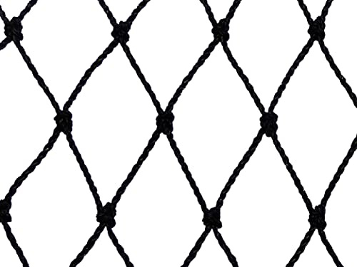 Filet de volière - Maille de 50mm Noir 21 x 10m