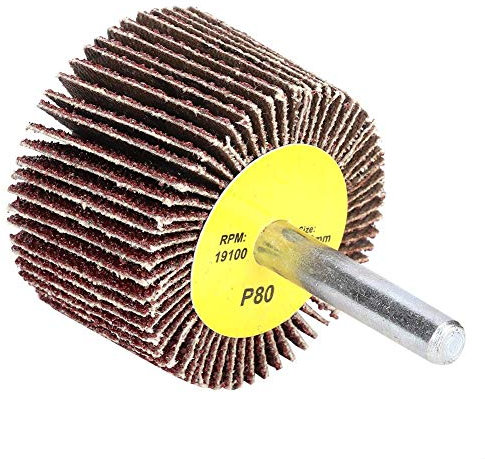 10 pièces Disques à Lamelles Têtes de Meulage, Disque de Polissage Roue de Polissage Puissante Roue de Ponçage pour Meuleuse Électrique Abrasivewheels