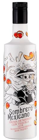 Mango-Tequila Creme Likör Sombrero Mexicano. 0,7L, 15% vol.