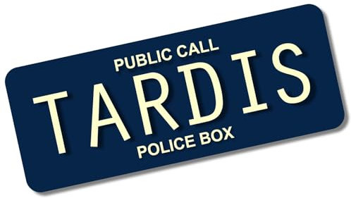 Doctor Who Tardis Tin Poster Metal Plate Sign Movie Aluminium Wall Art Door Plaque TV Film Room Man Cave Police Public Call Box Whovian 200x75mm