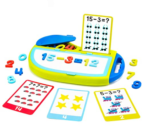 Learning Resources MathMagnets GO Aktivitätsset für Zählübungen, magnetische Zahlen für Kinder, Lernspielzeug, Zählspielzeug und Mathematik-Lernmaterial, Zählen für Vorschulkinder, 73-teilig, 3+