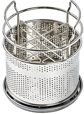 Stainless Steel Silverware Drying Basket for Dish Rack, 4-Compartment Utensil Holder with Drain Board, Countertop Cutlery Caddy for Kitchen Sink & Dishwasher