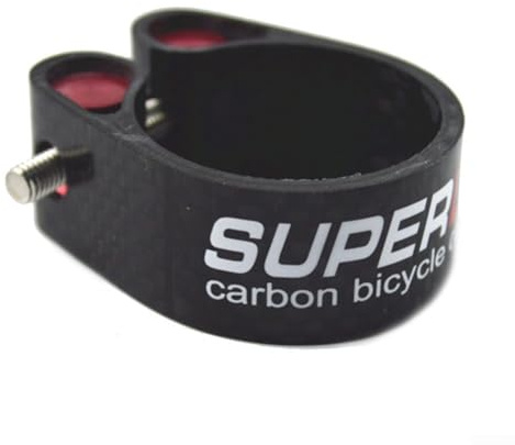Collier de serrage pour tige de selle de vélo, composant en fibre de carbone, parfait pour VTT et vélo de route (27,2)