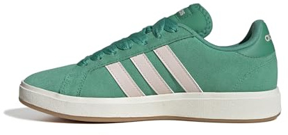 adidas Women's Grand Court Base 00s Shoes, Court Green/Putty Mauve/Off White, 6 UK