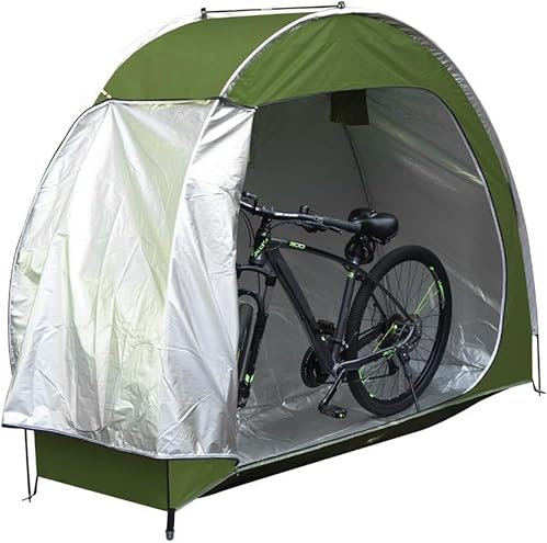 DFANCE Bike Tent for Outdoor Storage,Outdoor Bike Storage and Mobility Scooter Shelter,Bicycle Cover and Garden Bike Storage Shed,Tidy Tent Large Bike Cover,Waterproof Bike Rain Shelter(Color:Green)