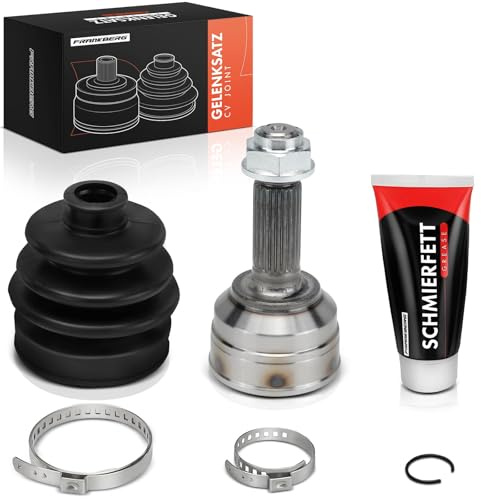 Frankberg Joint homocinétique d'essieu avant 43420B1010 | Compatible avec: S.i.r.i.o.n M3, YRV M2, Cuore VII L275 L276 L285, Trevis, Aygo B1, Cuore VI L250 L251 L260