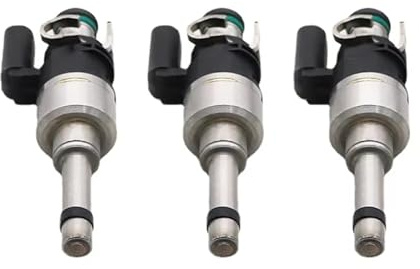 GYTTAK injecteur de Carburant Compatible avec Ford pour Focus IV 1,0 LTR Injecteurs Carburant Moteur, 3 Pièces, H6BG9F593AA, Buses D'injection D'essence Voiture, Pièces H6BG-9F593-AA H6BG-9F593-AB